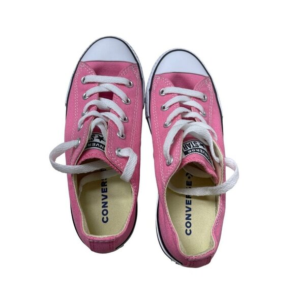 Converse Pink Chuck Taylor All Star Low Classic Junior Size 2 - Picture 3 of 6